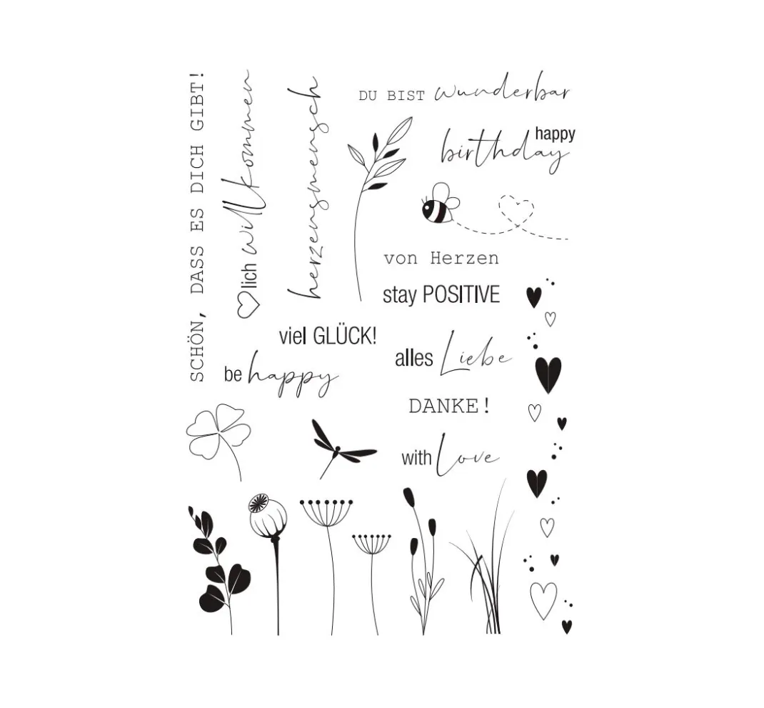 VBS Stempel & Zubehör|Scrapbooking>Silikonstempel "Be Happy"