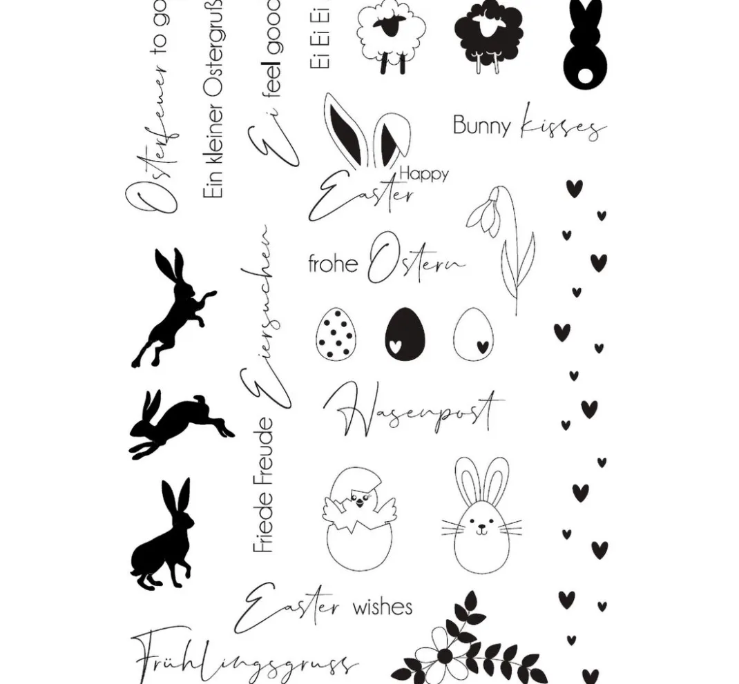 VBS Scrapbooking|Kartengestaltung>Silikonstempel "Happy Easter"