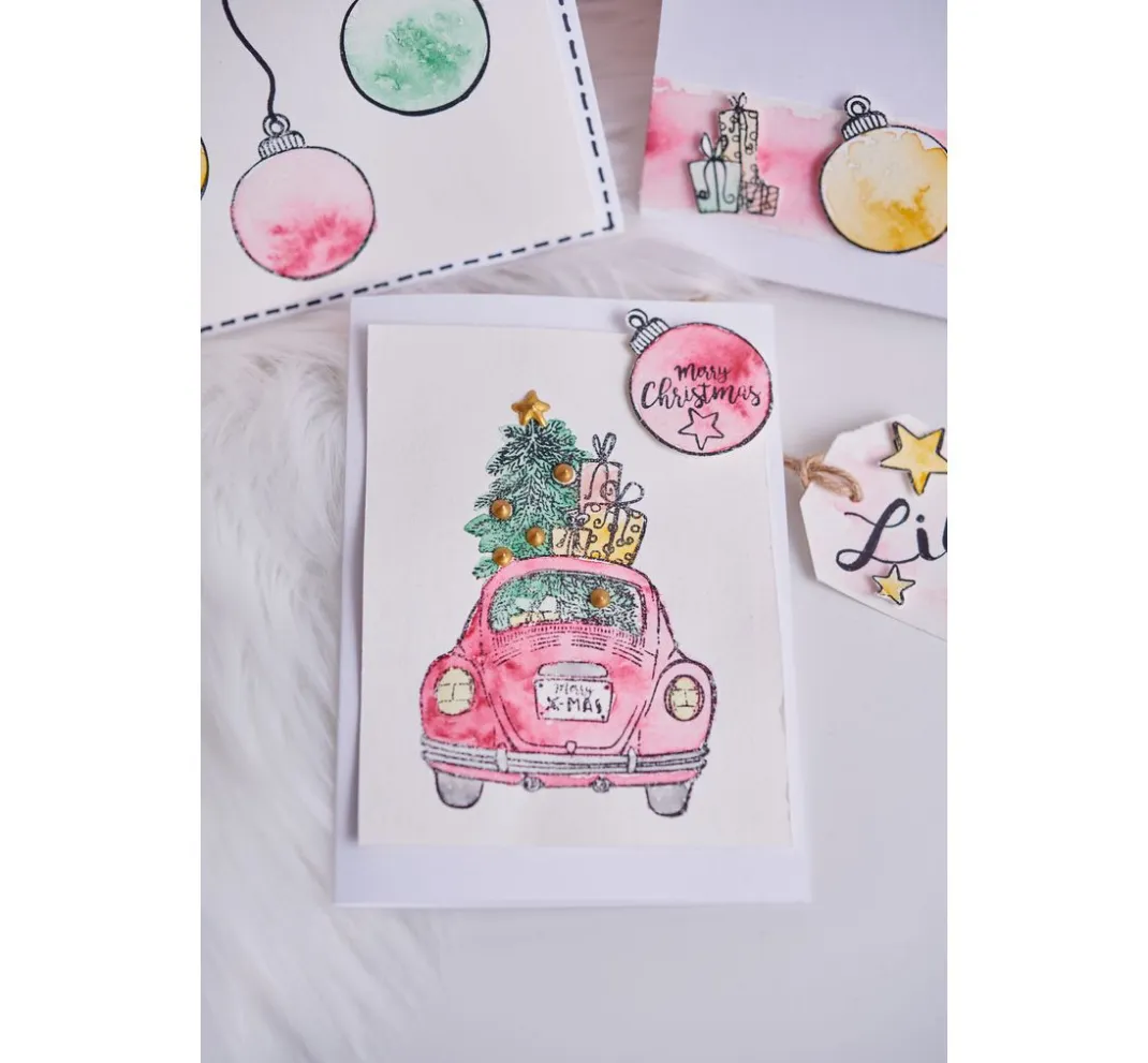 VBS Stempel & Zubehör|Scrapbooking>Silikonstempel "Merry X-Mas"