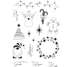 VBS Kartengestaltung|Stempel & Zubehör>Silikonstempel "Weihnachtszauber"