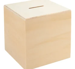 VBS Serviettentechnik|Holz, Mdf & Pappmaché>Spardose "Würfel"