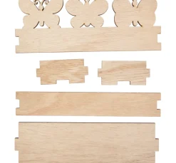 VBS Gefäße|Holz, Mdf & Pappmaché>Steckbausatz Schmetterlingsbox