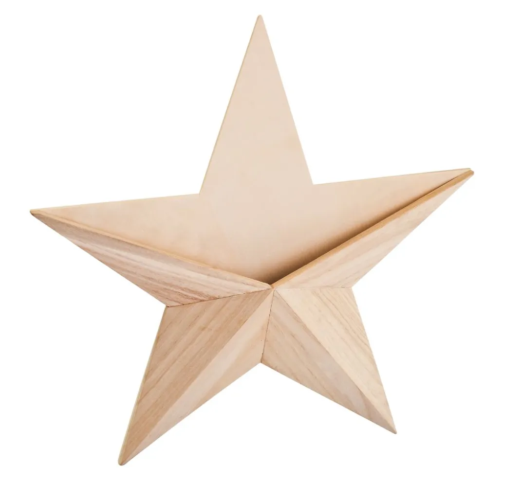 VBS Holz, Mdf & Pappmaché>Stern mit Fach