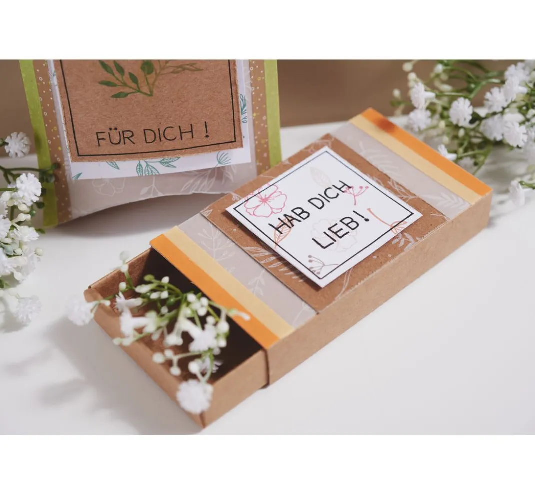 Kinder VBS Seifen-Design|Schachteln & Boxen>Streichholzschachteln "Kraftpapier", 11 cm