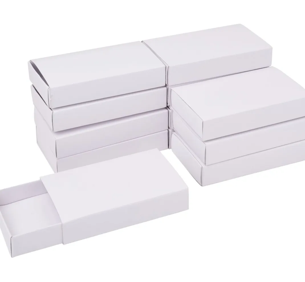 Kinder VBS Papier|Schachteln & Boxen>Streichholzschachteln "Weiß", 11 cm