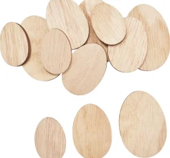VBS Streuteile|Holz, Mdf & Pappmaché>Streuteile "Eiform groß"
