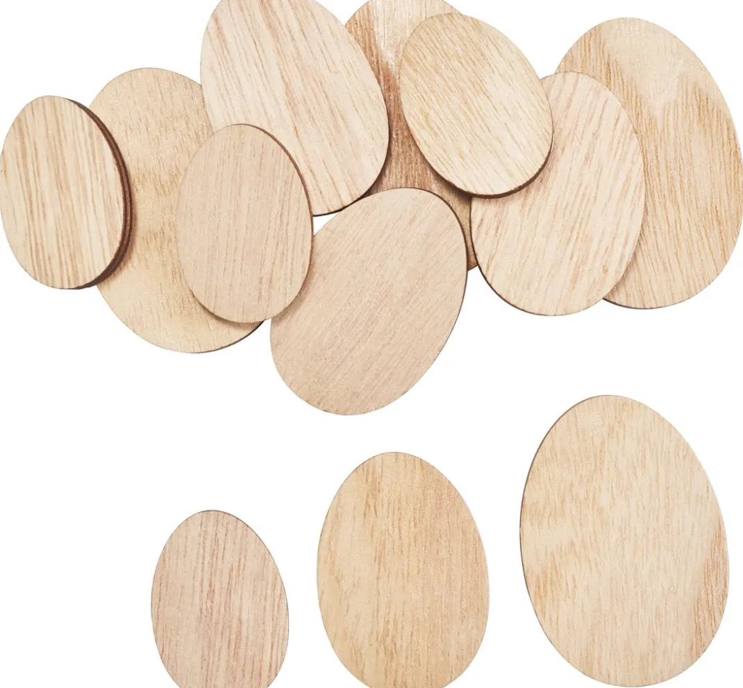 VBS Streuteile|Holz, Mdf & Pappmaché>Streuteile "Eiform groß"