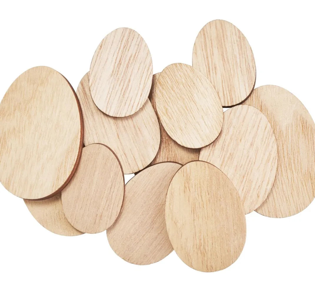 VBS Streuteile|Holz, Mdf & Pappmaché>Streuteile "Eiform groß"