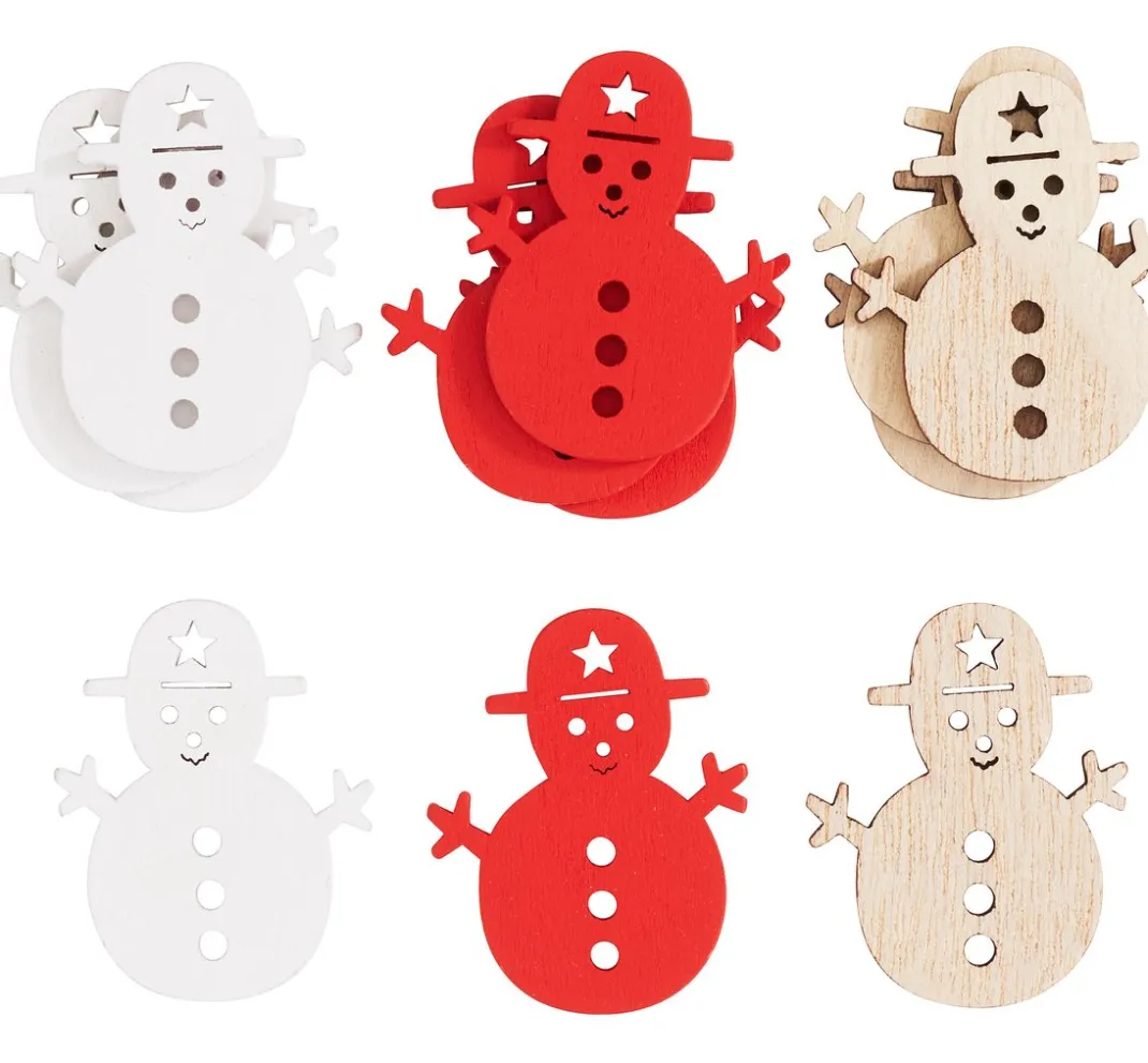 VBS Dekofiguren & -Objekte>Streuteile "Schneemann"