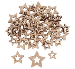 VBS Streuteile|Holz, Mdf & Pappmaché>Streuteile "Sterne-Mix"