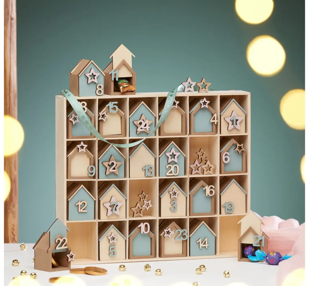 VBS Streuteile|Holz, Mdf & Pappmaché>Streuteile "Sterne-Mix"