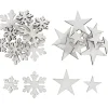 VBS Streuteile>Streuteile-Mix "Schneeflocke und Stern"