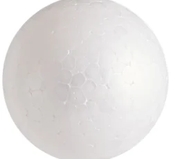VBS Paillettentechnik|Styropor- Und Watteformen>Styroporkugel, Ø 8 cm