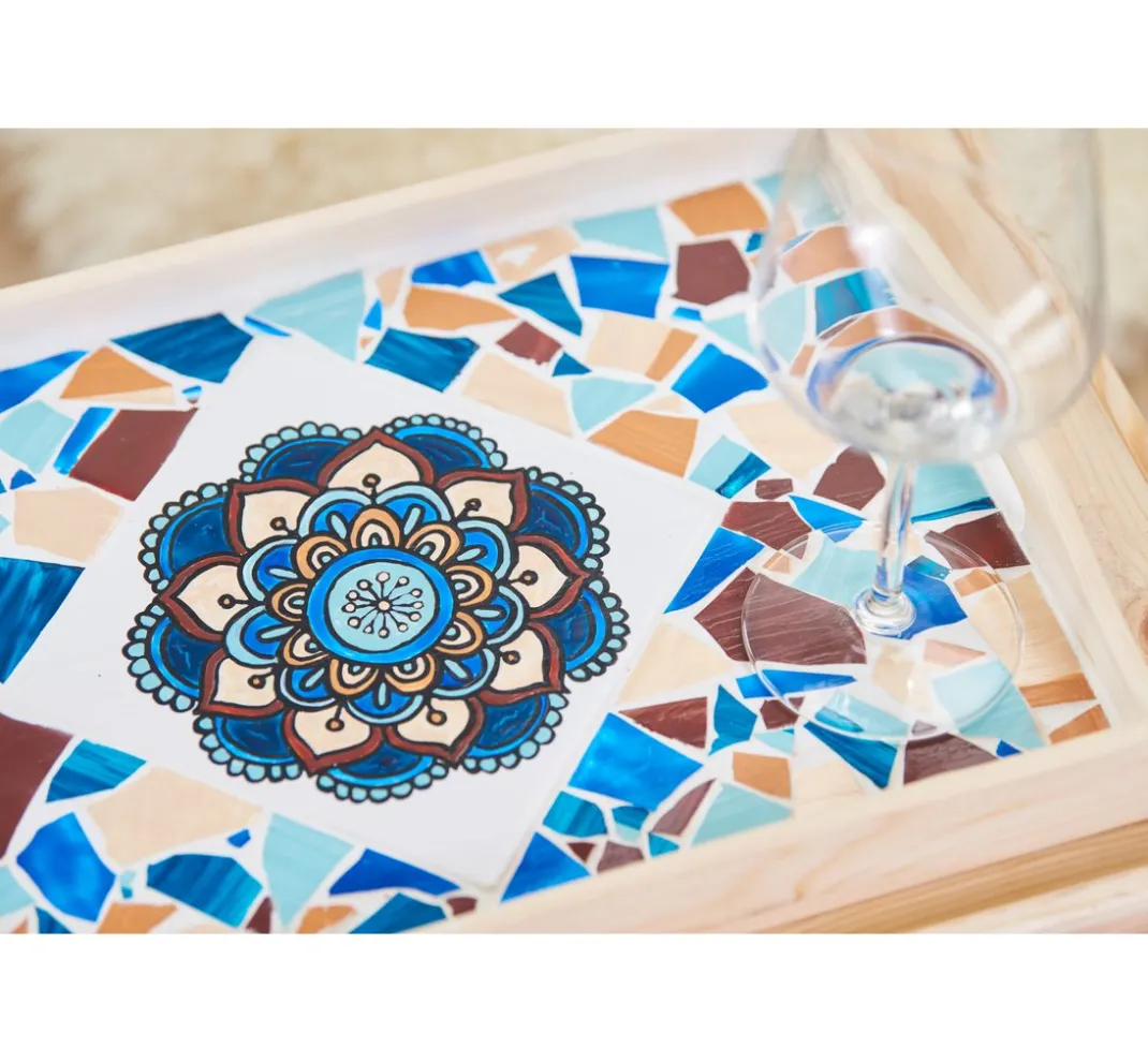 VBS Serviettentechnik|Decoupage>Tablett, 5er-Set