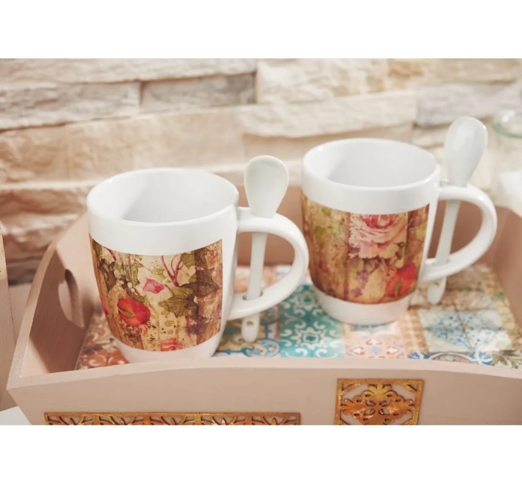 VBS Serviettentechnik|Decoupage>Tablett "Herz"