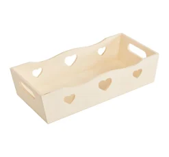 VBS Schalen & Tabletts|Holz, Mdf & Pappmaché>Tablettschale "Herzen"