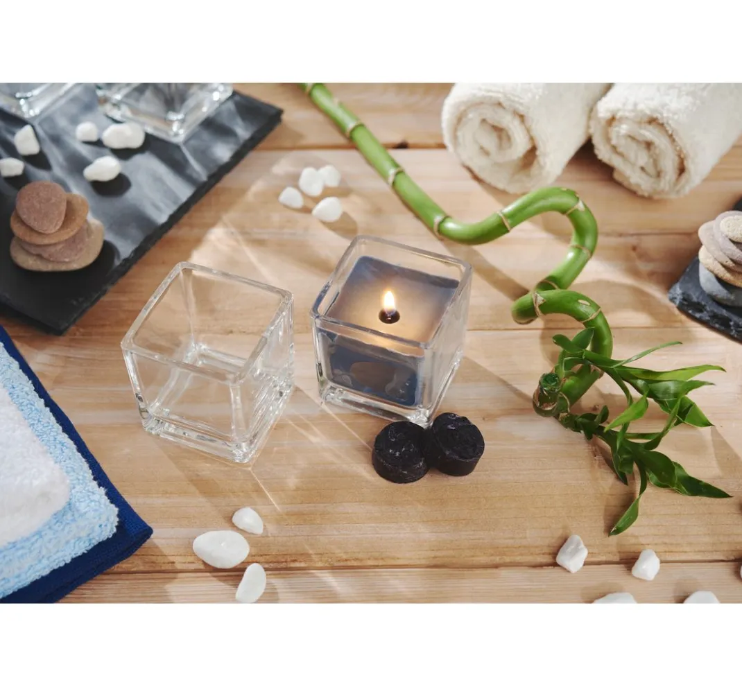 VBS Glasgravur|Glas- & Porzellanmalerei>Teelichtgläser "Cube", 4 Stück