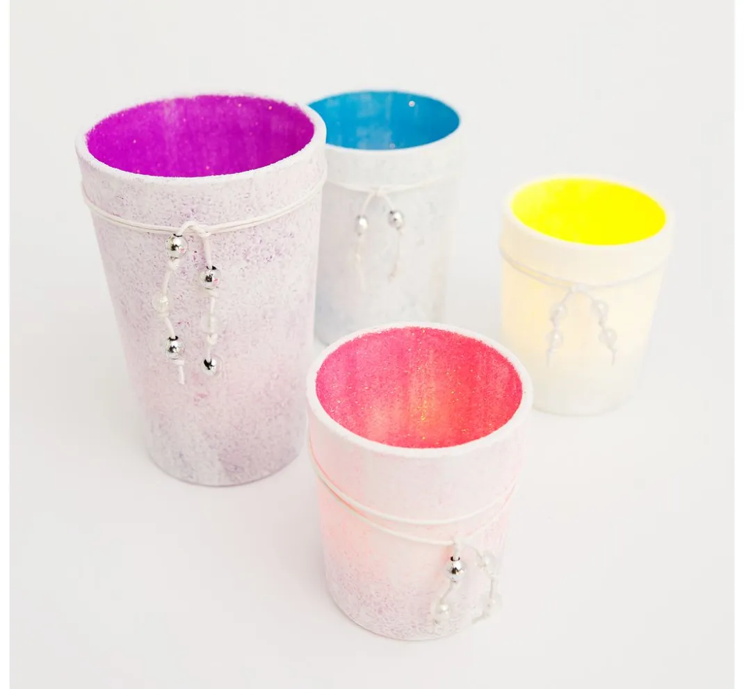 VBS Glasgravur|Glas- & Porzellanmalerei>Teelichtgläser, 4er-Set