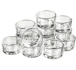 VBS XXL Glasgravur|Glas- & Porzellanmalerei>VBS Teelichtgläser "Flach", 12 Stück