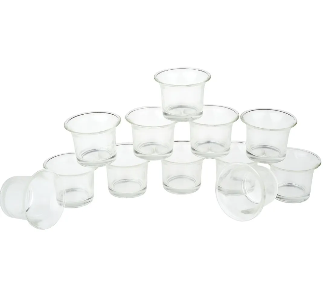 VBS XXL Glasgravur|Glas- & Porzellanmalerei>VBS Teelichtgläser "Geschwungen", 12 Stück