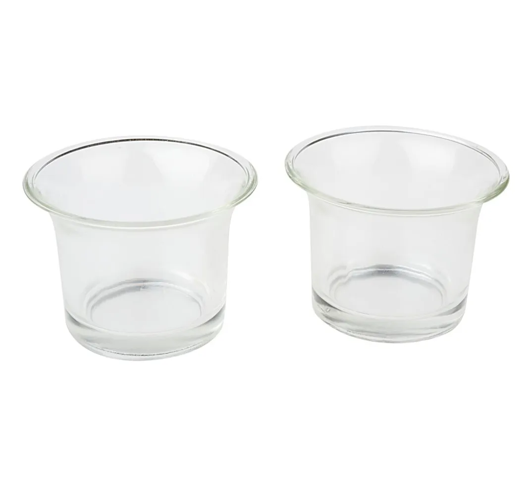 VBS Glasgravur|Glas- & Porzellanmalerei>Teelichtgläser "Geschwungen", 2 Stück