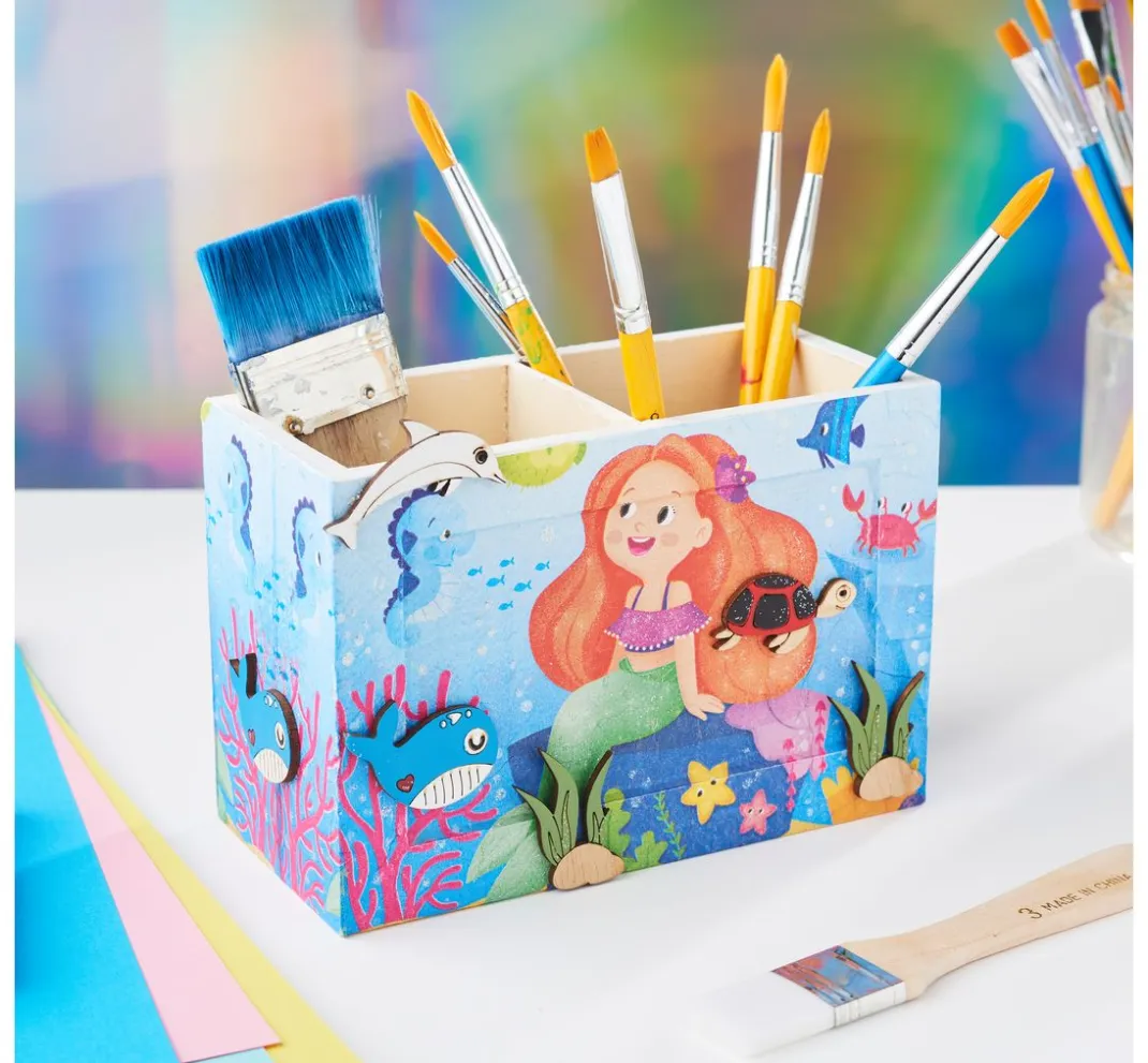 VBS Serviettentechnik|Decoupage>Utensilienbox mit 2 Fächern