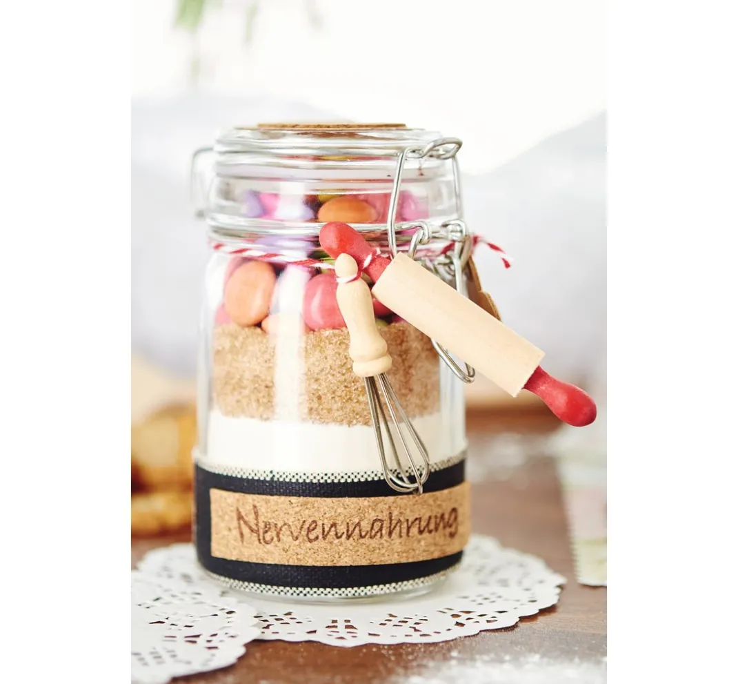 VBS Glasgravur|Glas- & Porzellanmalerei>Vorratsgläser "Mini", 2 Stück