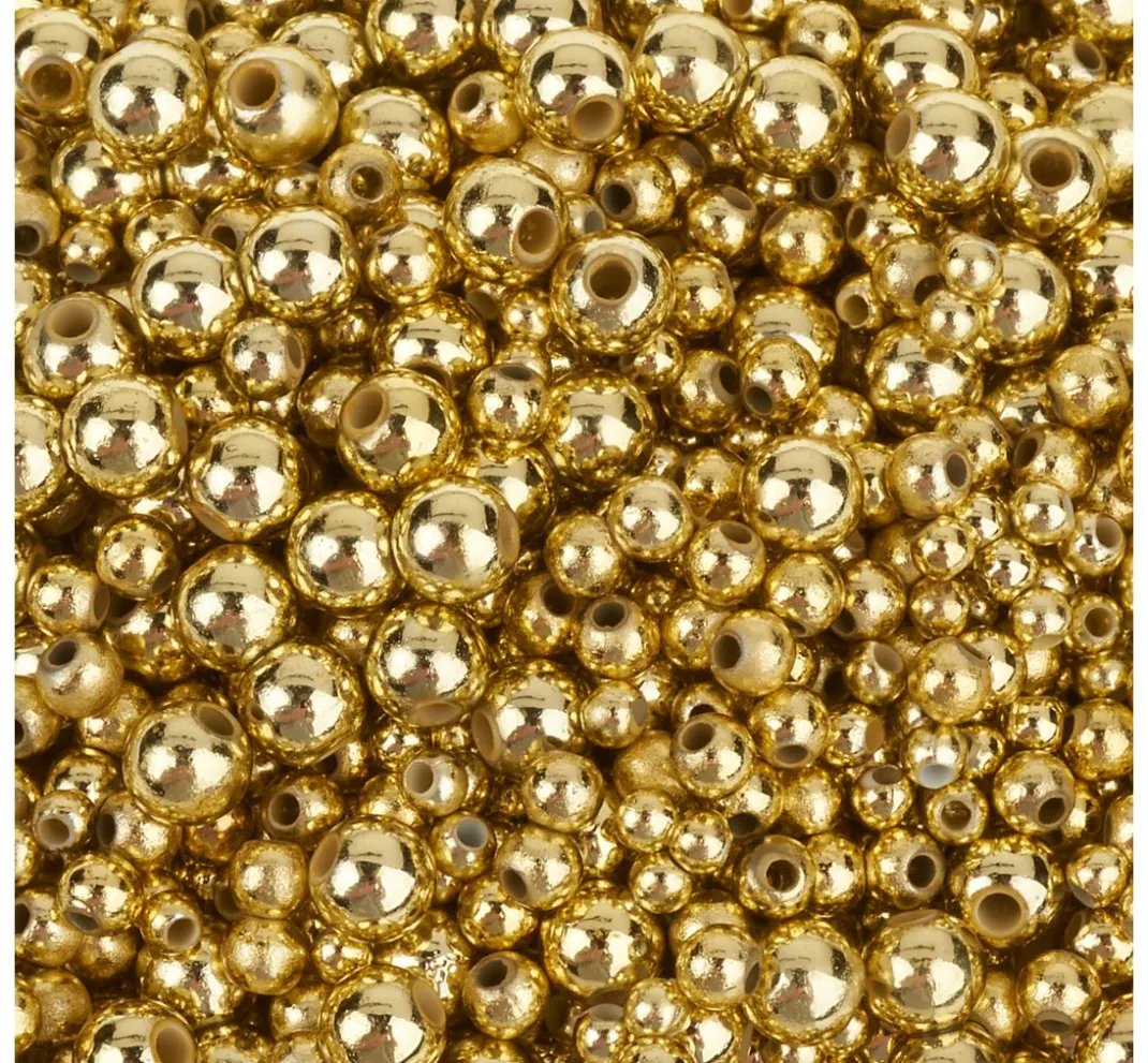 VBS XXL Perlensterne|Wachsperlen>VBS Wachsperlen-Sortiment "Gold", 1.000 Stück