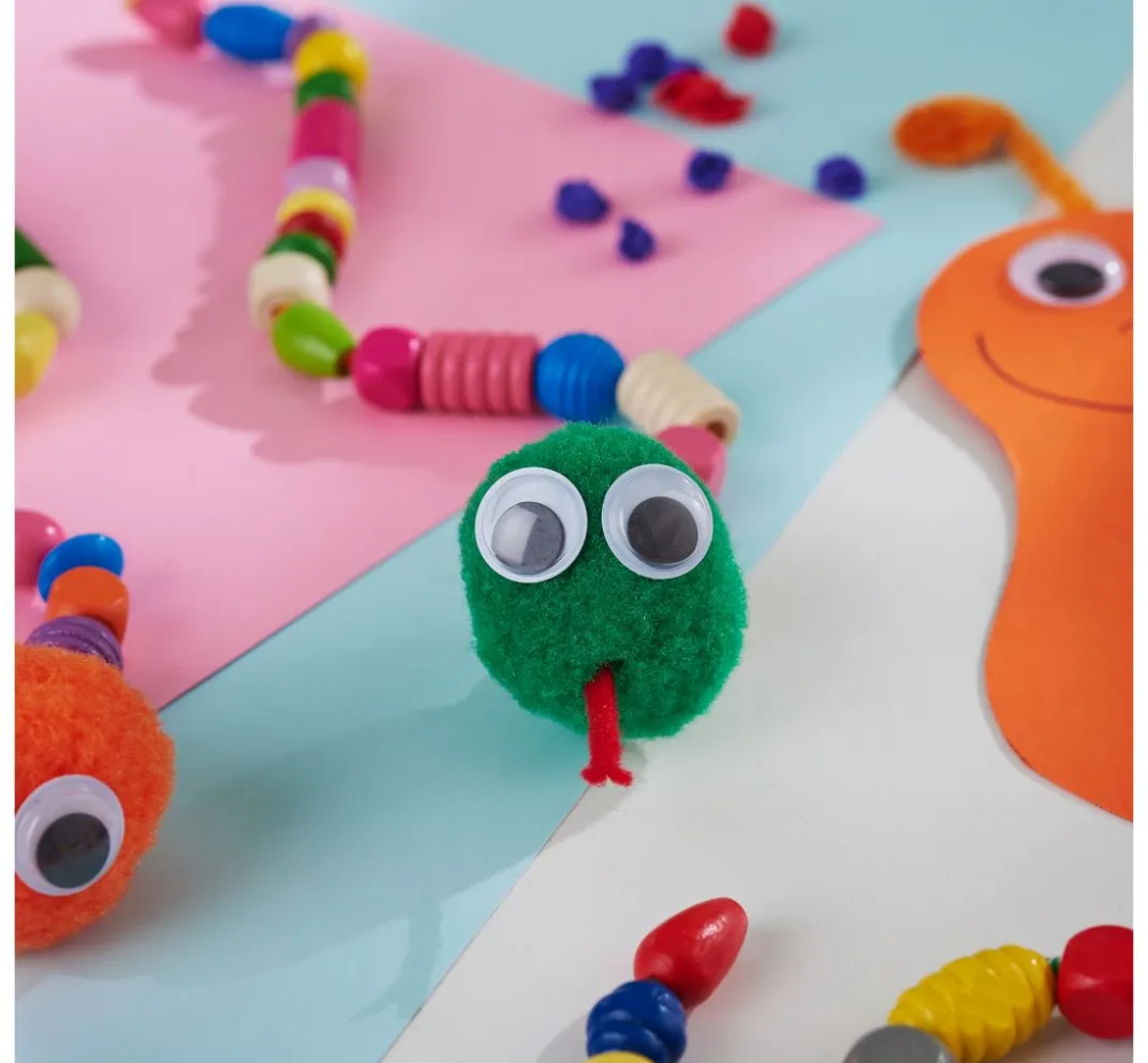 Kinder VBS Wackel- & Tieraugen|Bastelzubehör>Wackelaugen zum Aufkleben "Mix", 100 Stück