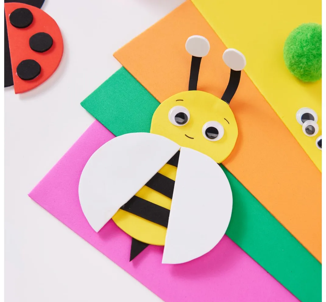Kinder VBS Wackel- & Tieraugen|Bastelzubehör>Wackelaugen zum Aufkleben "Mix", 100 Stück