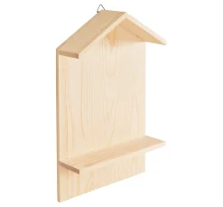 VBS Holz, Mdf & Pappmaché>Wandregal "Haus"