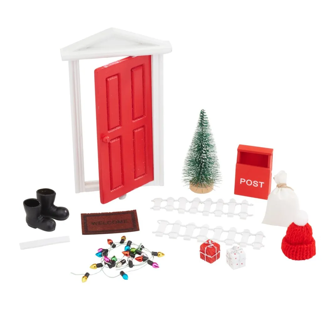 VBS Miniaturen>Wichteltür-Set "Christmas"