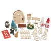 VBS Miniaturen|Holz, Mdf & Pappmaché>Wichteltür-Set "Onni & Jonte"