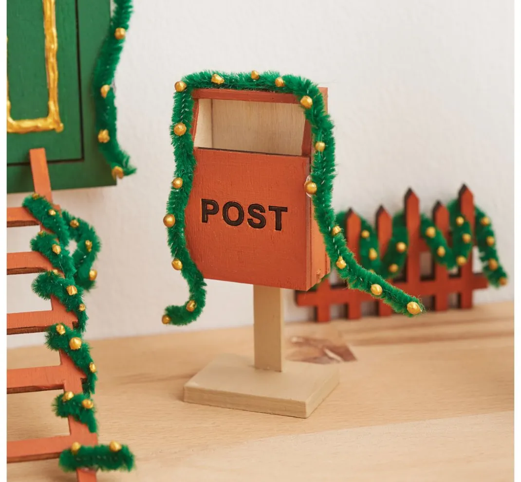 VBS Miniaturen|Holz, Mdf & Pappmaché>Wichteltür-Set "Post"