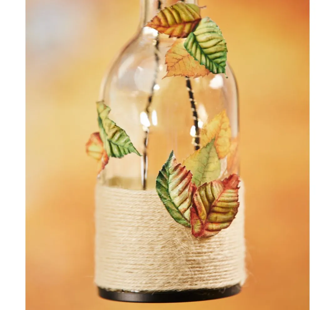 VBS Decoupage|Glasgravur>Windlicht "Flasche", Höhe 29 cm