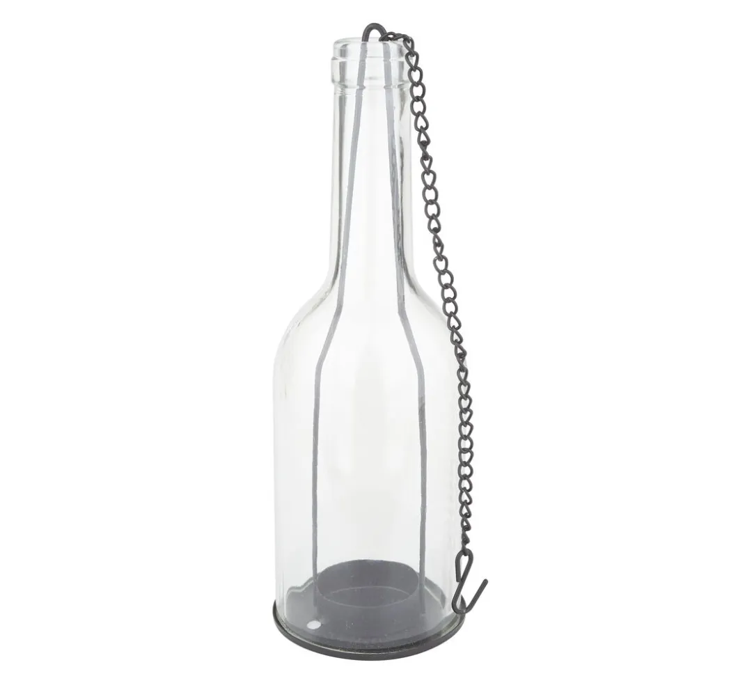 VBS Glasgravur|Glas- & Porzellanmalerei>Windlicht "Flasche", Höhe 22 cm