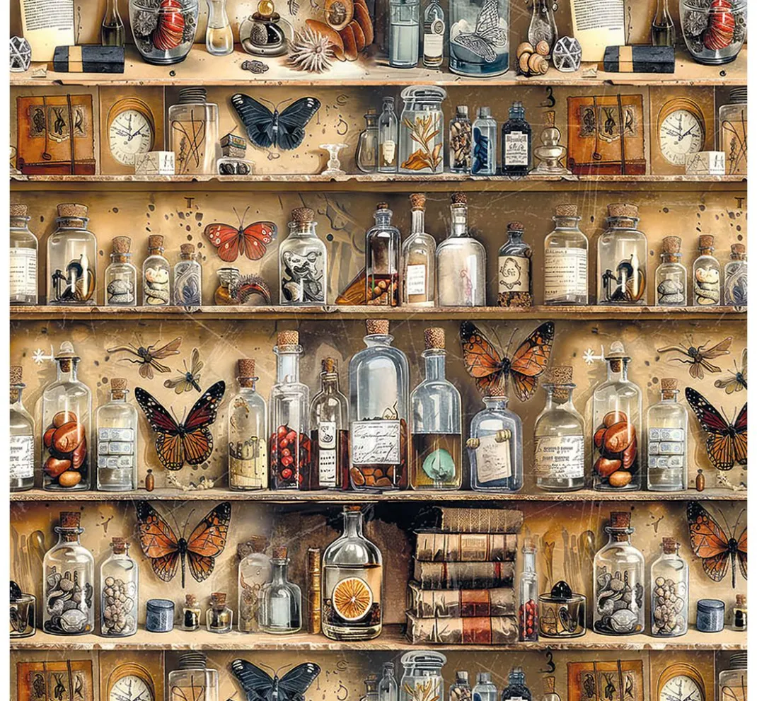 Ciao Bella Kartengestaltung|Scrapbooking>Vellum Paper "Cabinet of Curiosities"