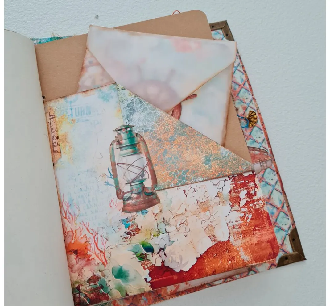 Ciao Bella Transparentpapier|Dekoelemente>Vellum Paper "Coral Reef"