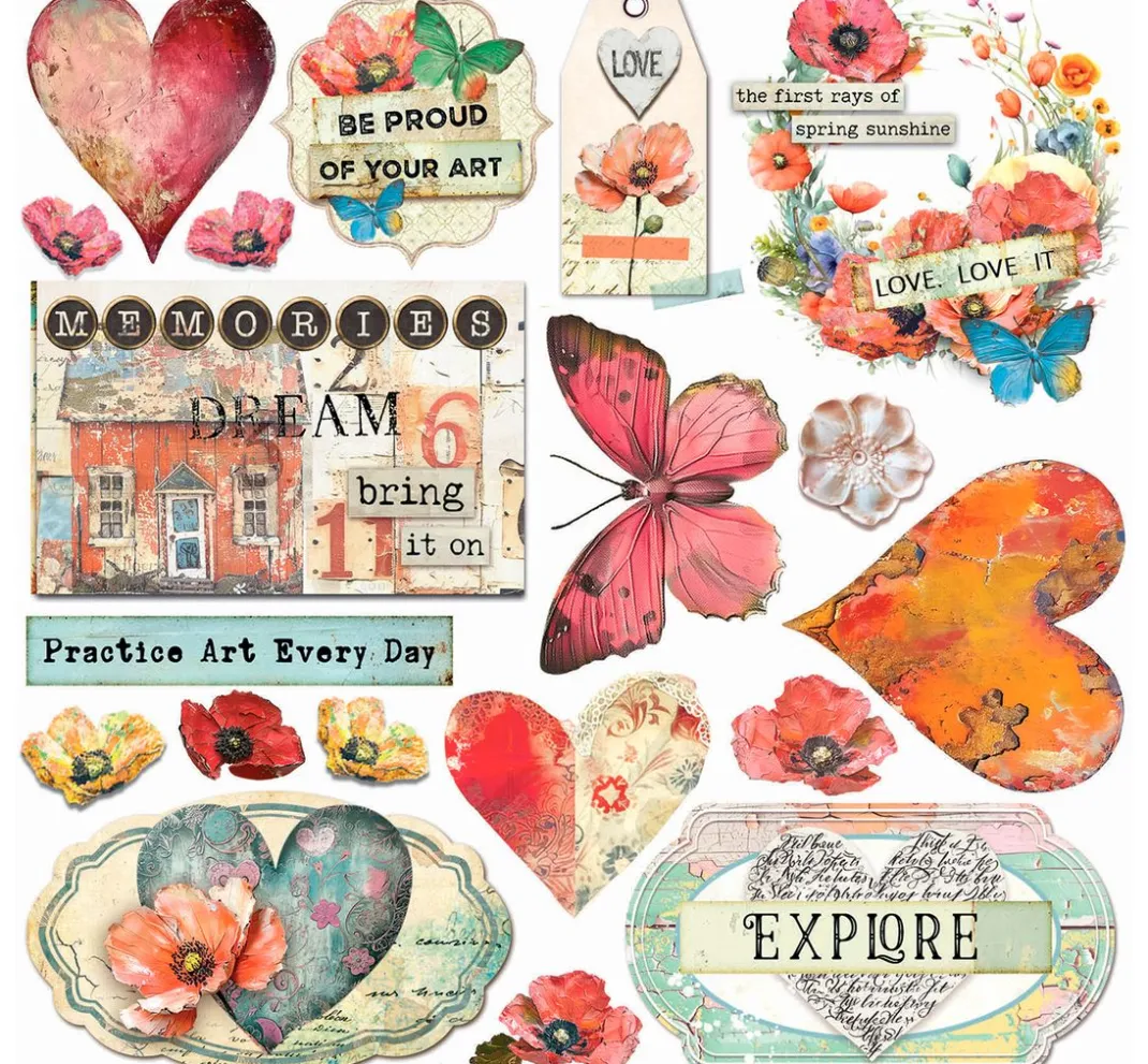 Ciao Bella Kartengestaltung|Scrapbooking>Vellum Paper "Majestic Dream"