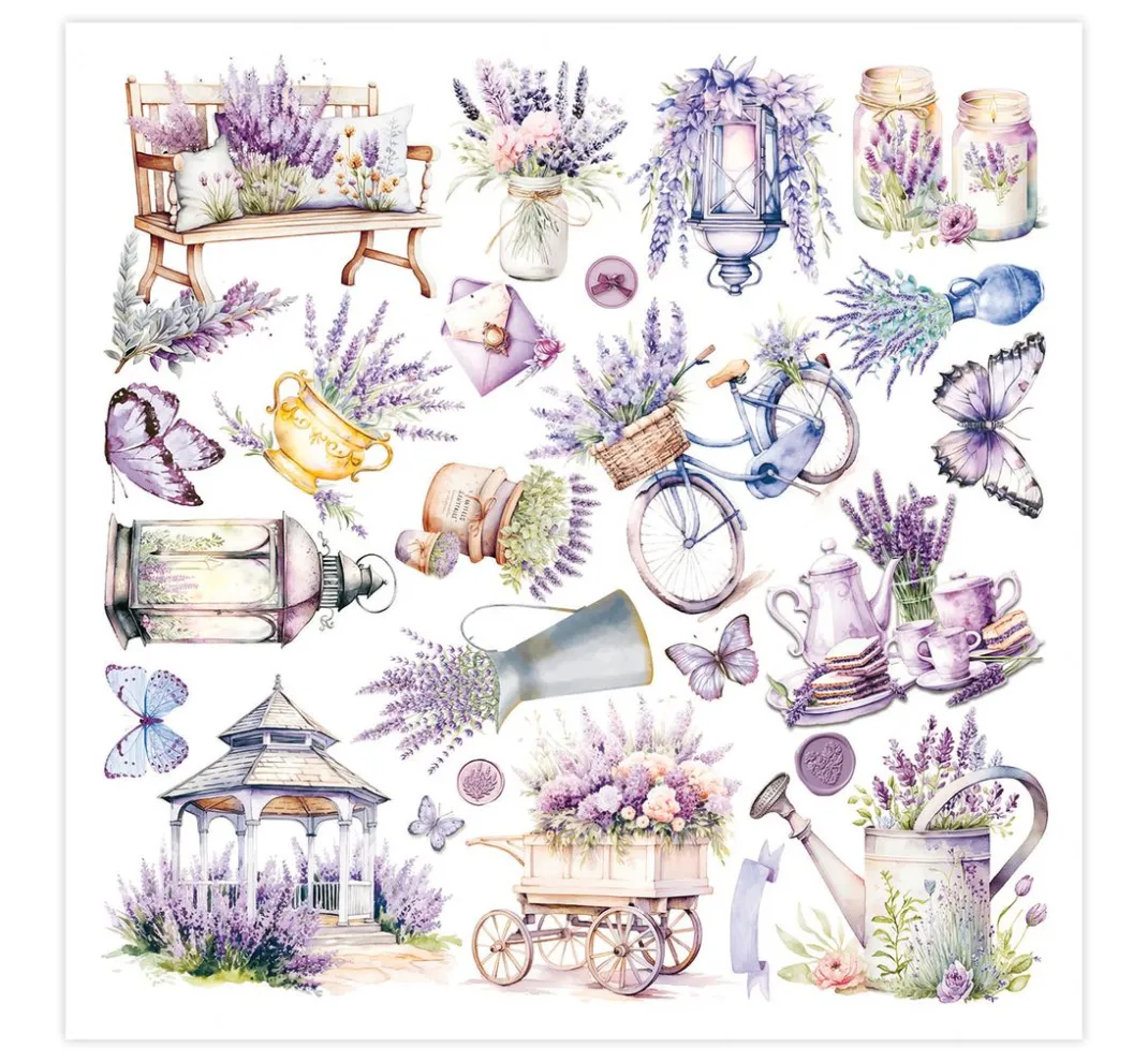 Ciao Bella Transparentpapier|Dekoelemente>Vellum Paper "Morning in Provence"