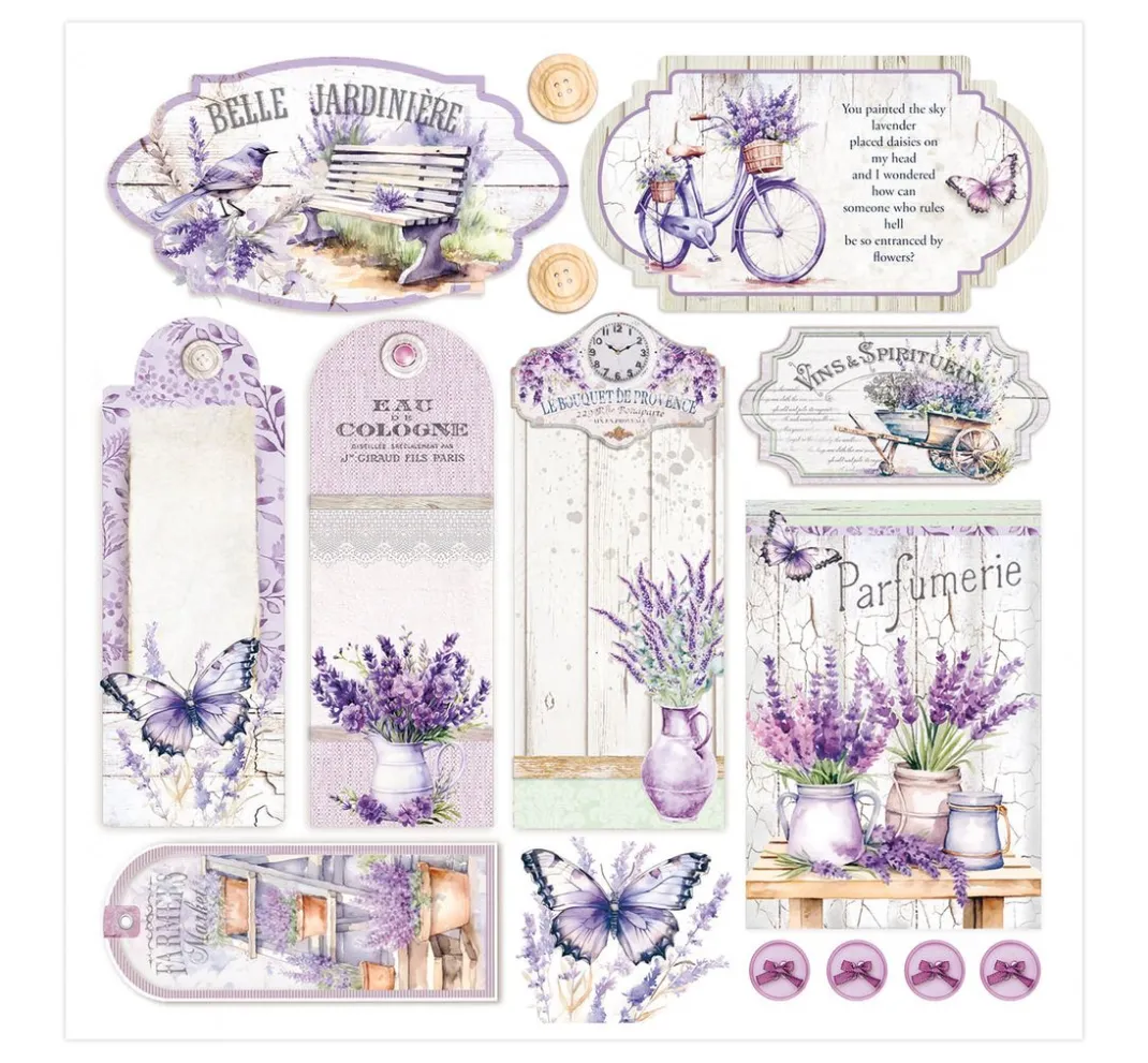 Ciao Bella Transparentpapier|Dekoelemente>Vellum Paper "Morning in Provence"