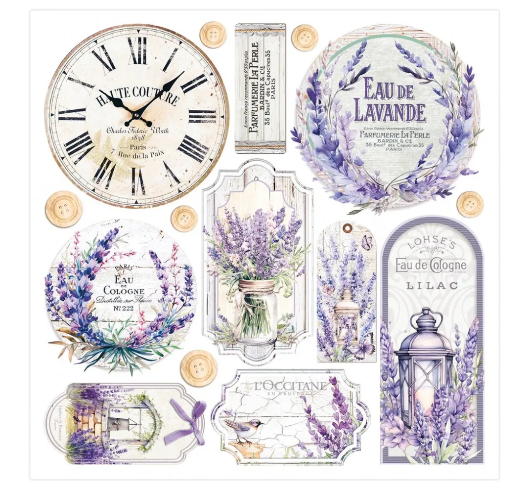 Ciao Bella Transparentpapier|Dekoelemente>Vellum Paper "Morning in Provence"