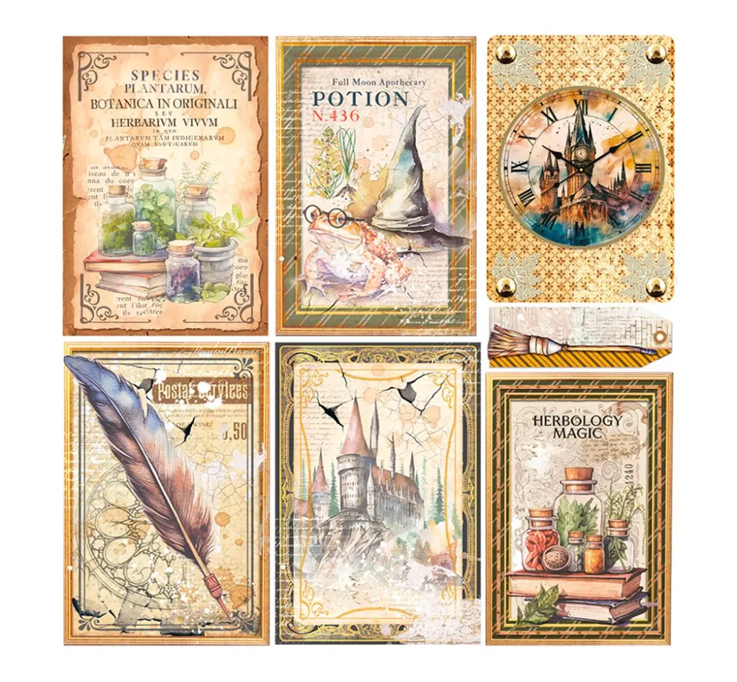 Ciao Bella Transparentpapier|Dekoelemente>Vellum Paper "Wizard Academy"