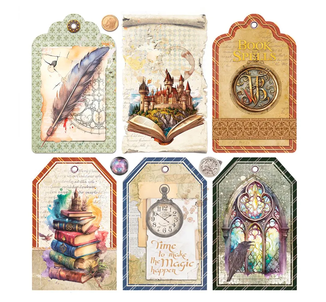 Ciao Bella Transparentpapier|Dekoelemente>Vellum Paper "Wizard Academy"