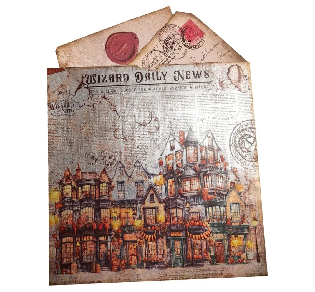 Ciao Bella Transparentpapier|Dekoelemente>Vellum Paper "Wizard Academy"