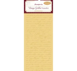 Stamperia Dekoelemente|Scrapbooking>Vintage Golden Transfer