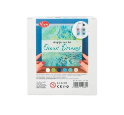 Viva Decor Pouring|Bastelfarbe>Acrylfarben-Set "Ocean Dreams"