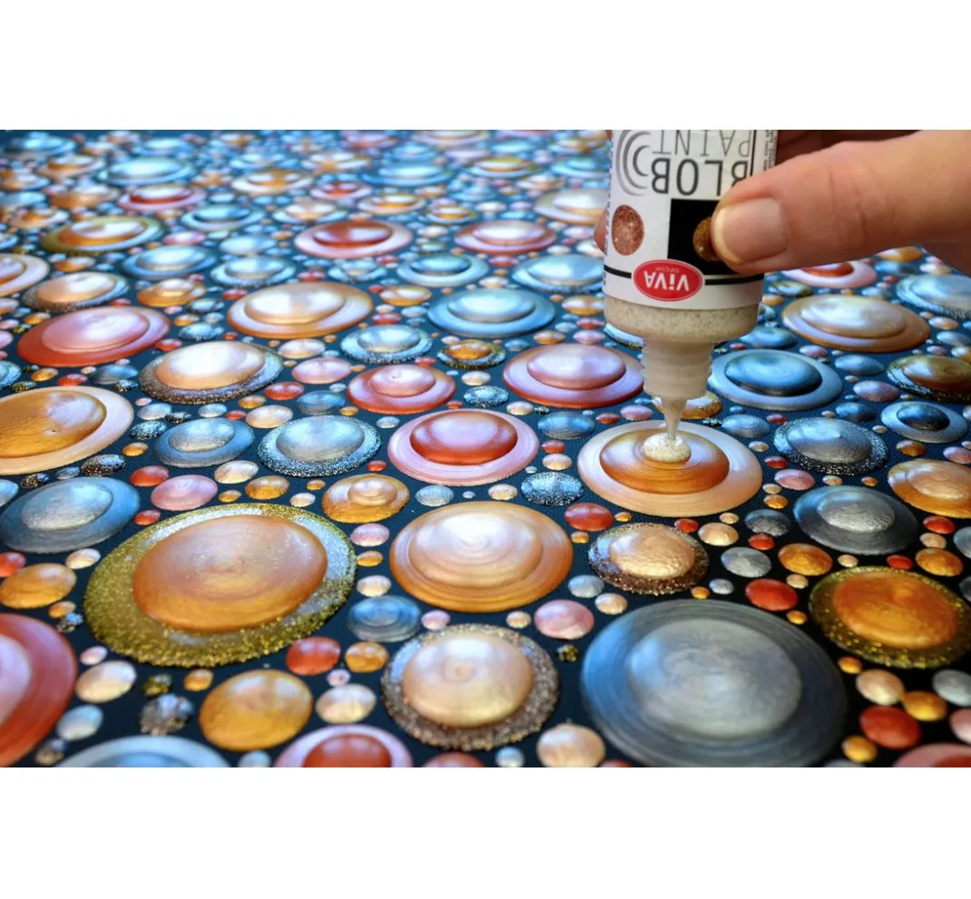 Viva Decor Blob Painting|Künstlerfarbe>Blob Paint, 90 ml, Metallic/Glitter