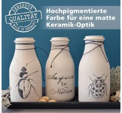 Viva Decor Glas- & Porzellanmalfarbe|Effektfarbe>Keramik-Effekt, Altweiß
