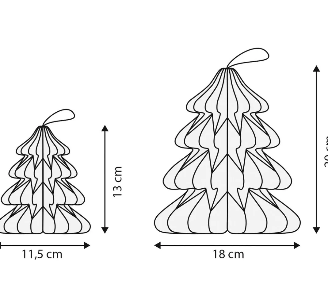 URSUS Weiteres|Tüten & Anhänger>Waben-Tannenbaum-Set
